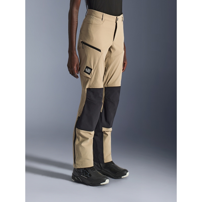 Alpinestars Stella Explore AST naiste mootorrattapüksid helepruunid-mustad