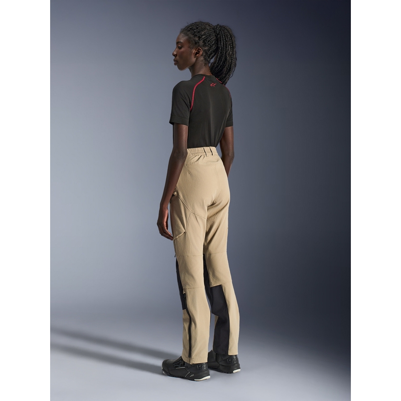 Alpinestars Stella Explore AST naiste mootorrattapüksid helepruunid-mustad