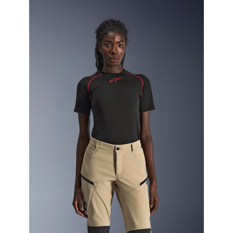 Alpinestars Stella Explore AST naiste mootorrattapüksid helepruunid-mustad