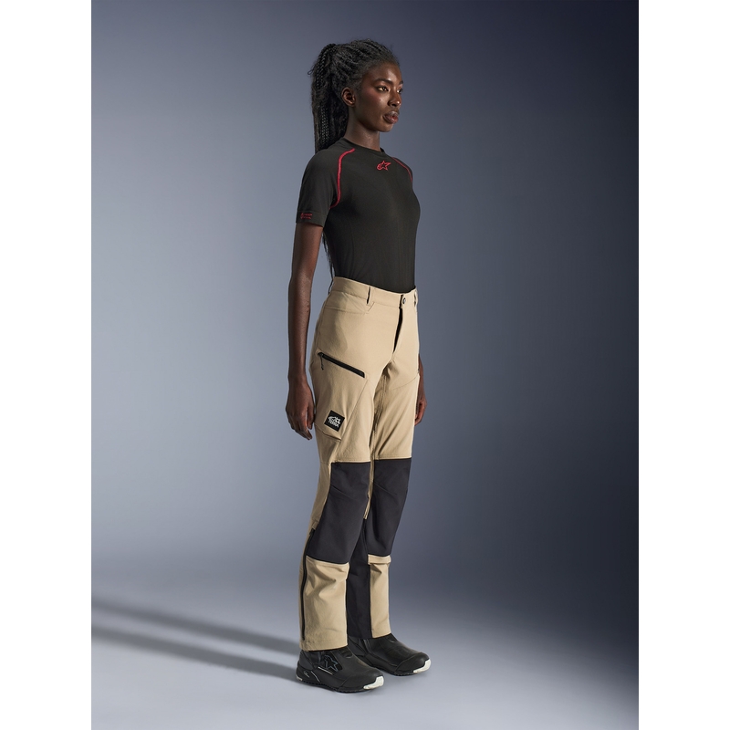 Alpinestars Stella Explore AST naiste mootorrattapüksid helepruunid-mustad