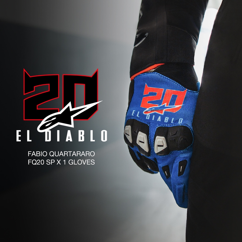 Alpinestars SP X 1 FQ20 mootorrattakindad, kollektsioon sinine-must-punane