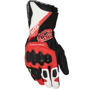 Alpinestars SP-3 FQ20 mootorrattakindad, must-fluorestseeriv, punane-valge