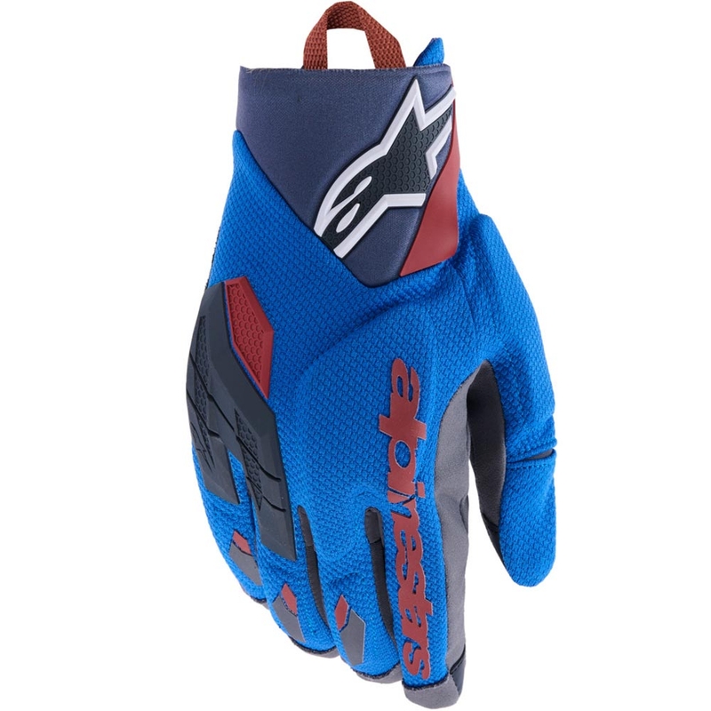 Alpinestars Durack mootorratta kindad sini-tumehall-oranžid