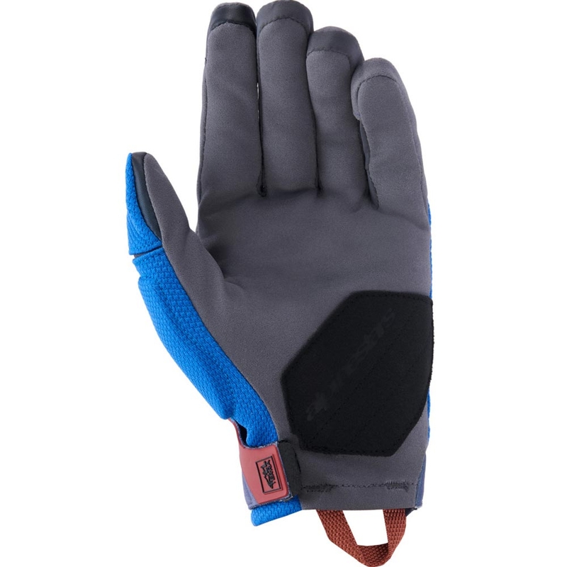 Alpinestars Durack mootorratta kindad sini-tumehall-oranžid
