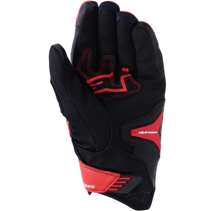 Alpinestars SP-R PRO mootorratta kindad punased-fluorestseerivad punased-mustad