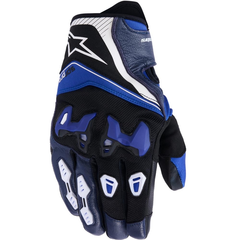 Alpinestars SP-R PRO mootorratta kindad sini-must-valge