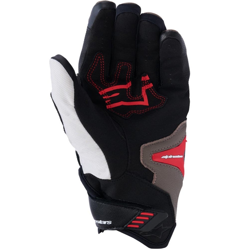 Alpinestars SP-R PRO mootorratta kindad helehall-pruun-oranžid