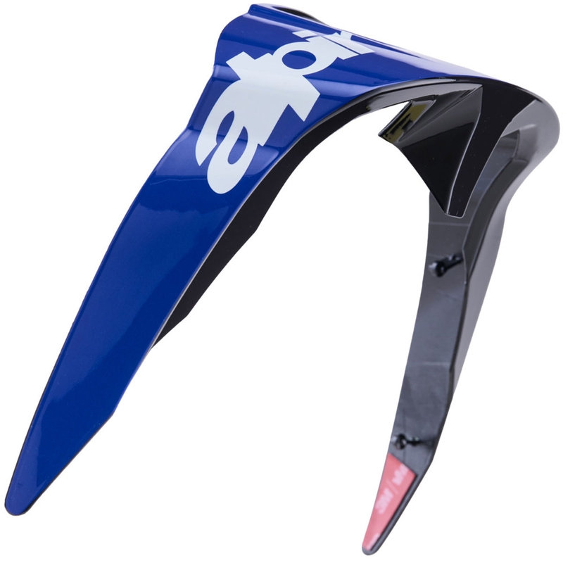 Aerodünaamiline spoiler Alpinestars Supertech R10 Arius mootorrattakiivrile, standardprofiil, sini-valge-must