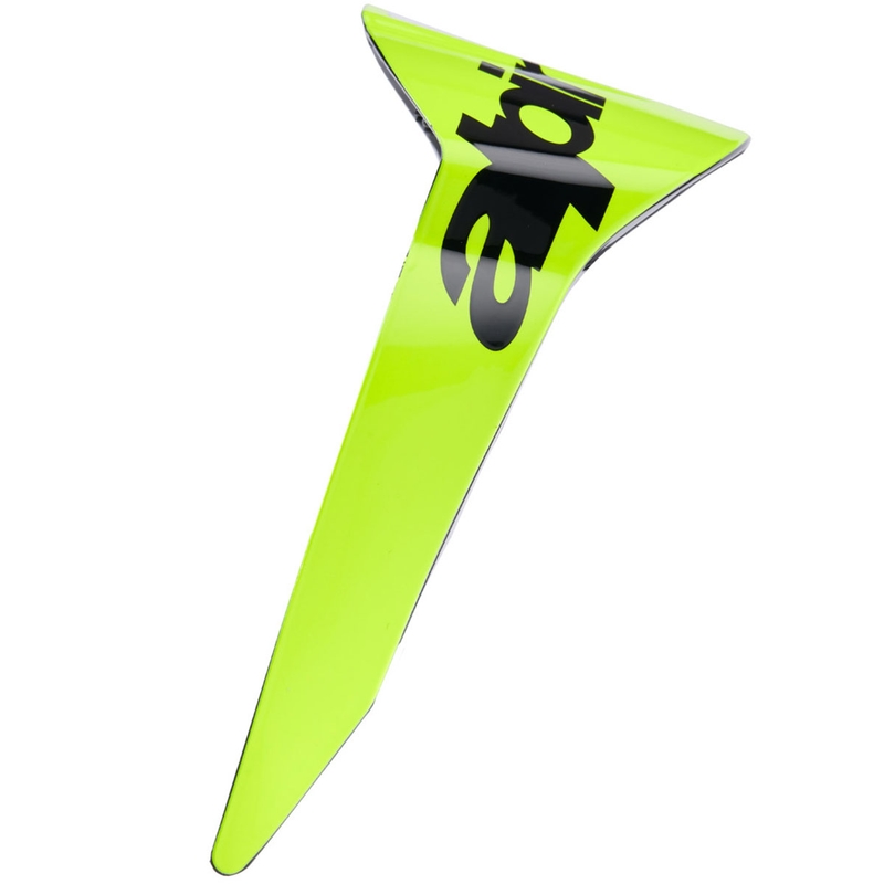 Aerodünaamiline spoiler Alpinestars Supertech R10 Arius mootorrattakiivrile, standardprofiiliga, fluokollane-must