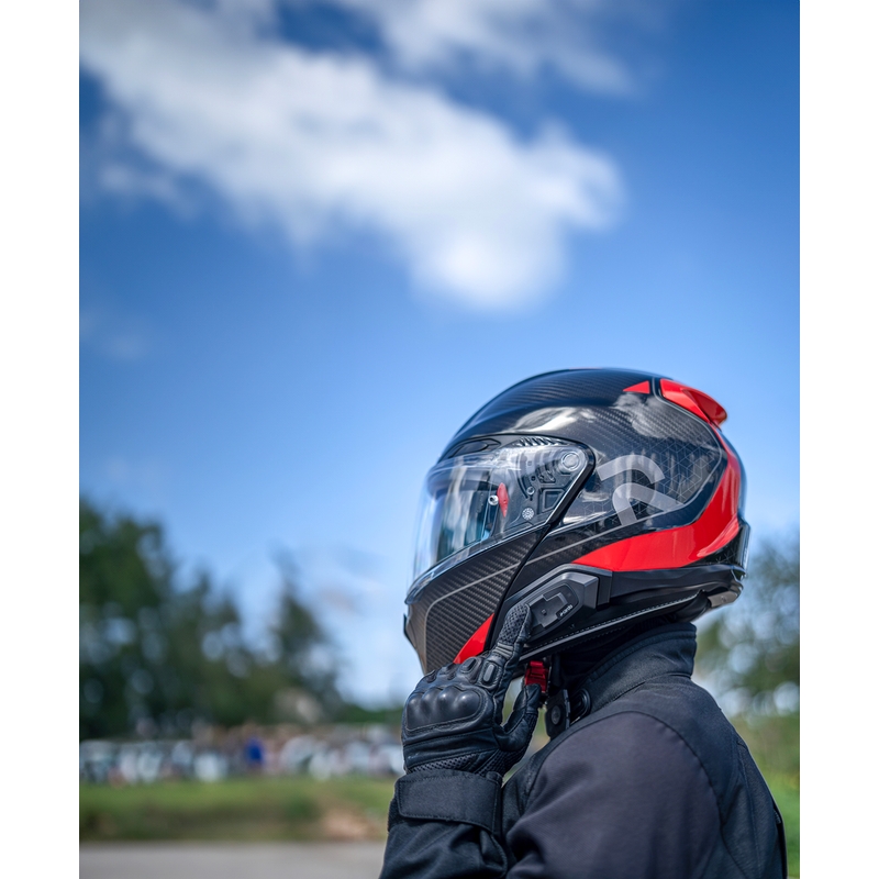 Cardo HJC Packtalk mootorratta interkom must