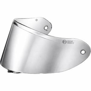 Visiir mootorrattakiivrile ZED XD1 koos FogCity fooliumi ettevalmistusega, peegelhõbedane