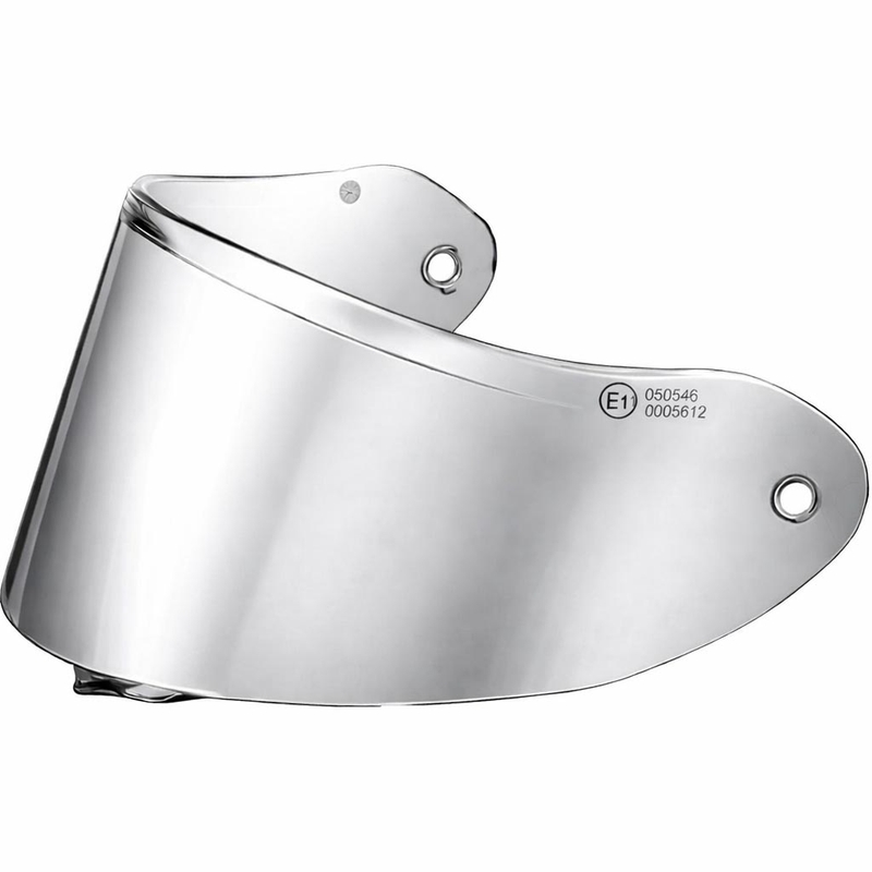 Visiir mootorrattakiivrile ZED XD1 koos FogCity fooliumi ettevalmistusega, peegelhõbedane