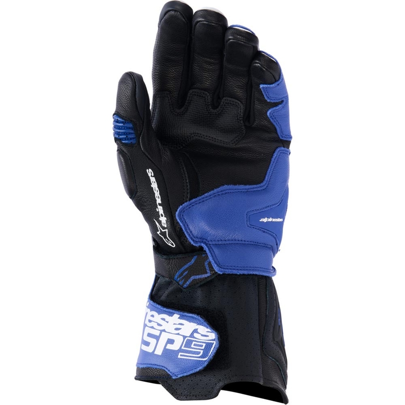 Alpinestars SP-9 mootorratta kindad sini-valge-must