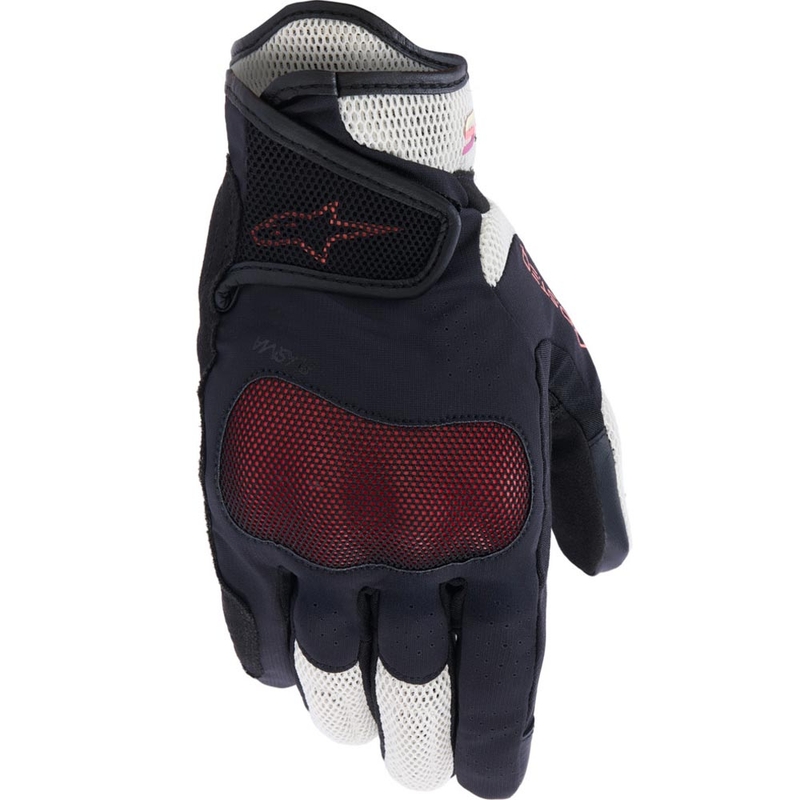Alpinestars Stella Mogress Airflow naiste mootorratta kindad beež-must-roosa