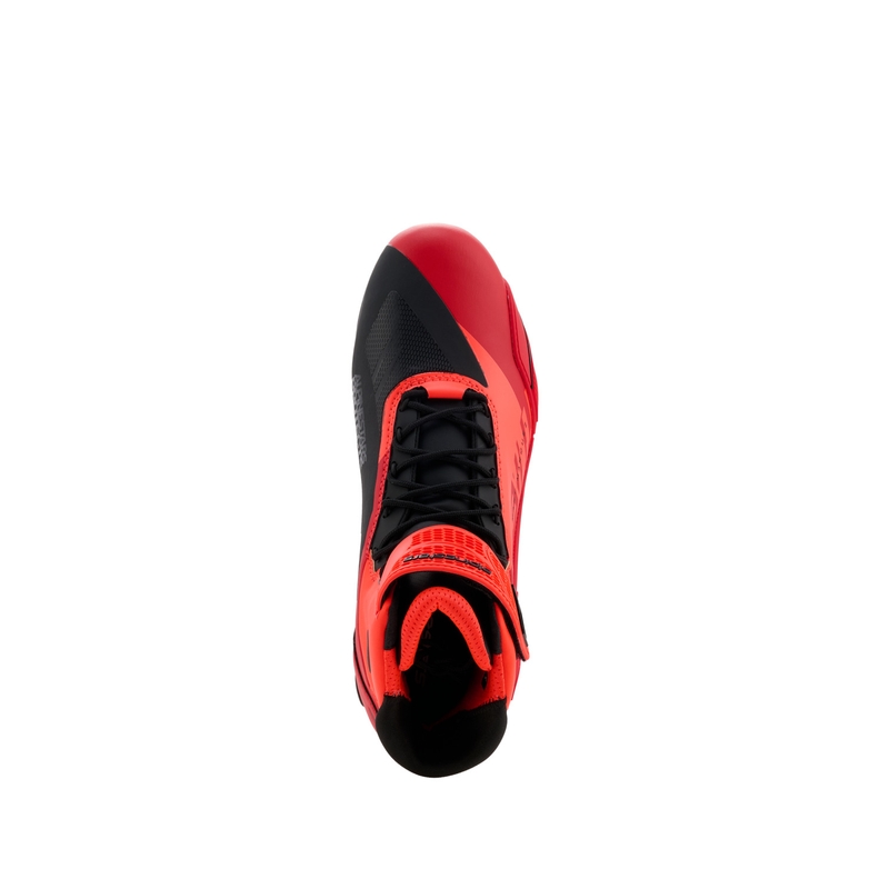 Alpinestars Faster-4 MM93 mootorrattasaapad, fluo kollektsioon, punane-punane-must