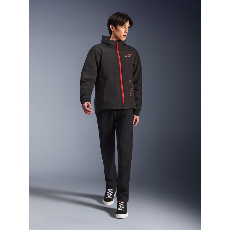 Alpinestars RADIUM TECH HOODIE mootorratta dressipluus must-punane