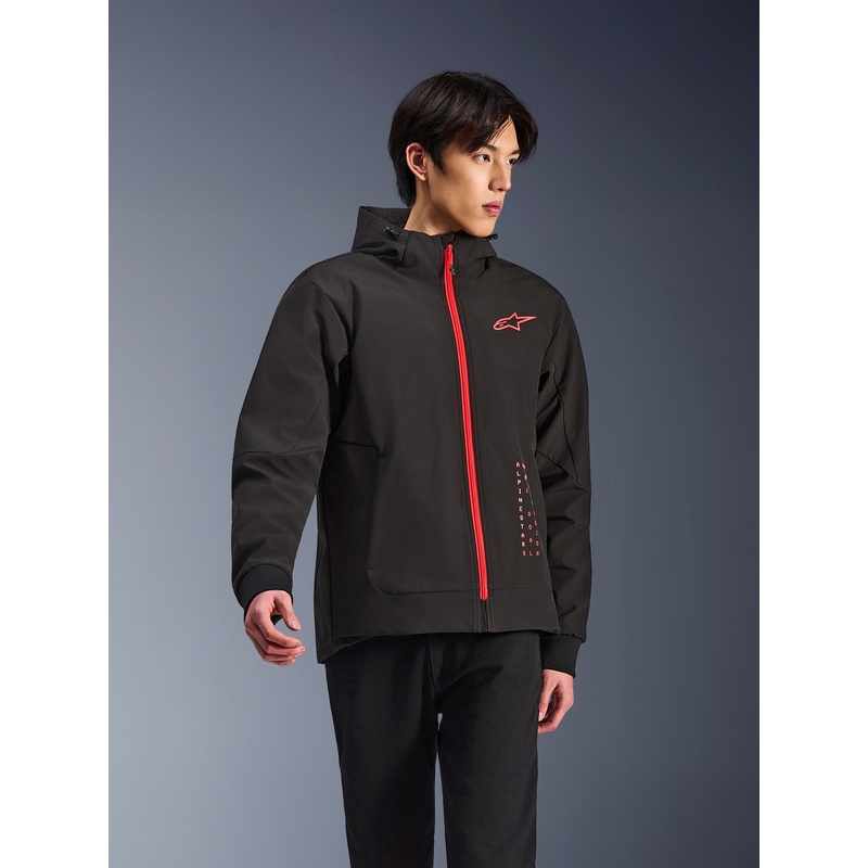 Alpinestars RADIUM TECH HOODIE mootorratta dressipluus must-punane