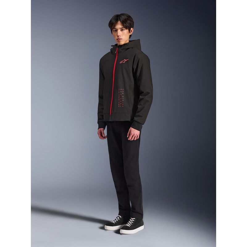 Alpinestars RADIUM TECH HOODIE mootorratta dressipluus must-punane