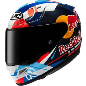 Täismaskiiver mootorrattale HJC RPHA 12 Red Bull Misano GP 2 MC21 sinine-valge-punane