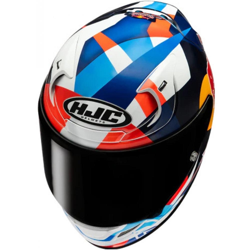 Täismaskiiver mootorrattale HJC RPHA 12 Red Bull Misano GP 2 MC21 sinine-valge-punane