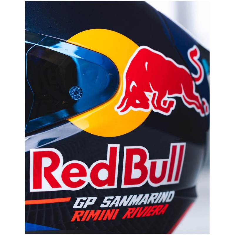 Täismaskiiver mootorrattale HJC RPHA 12 Red Bull Misano GP 2 MC21 sinine-valge-punane