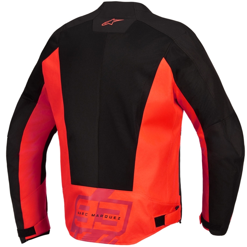 Alpinestars C-1 AIR MM93 mootorratta jope, fluo kollektsioon, punane-punane-must
