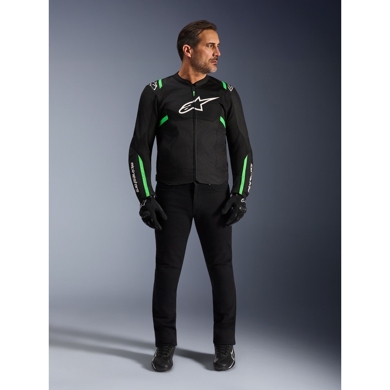 Alpinestars T-SPS Air V2 mootorratta jope must-fluoroheline