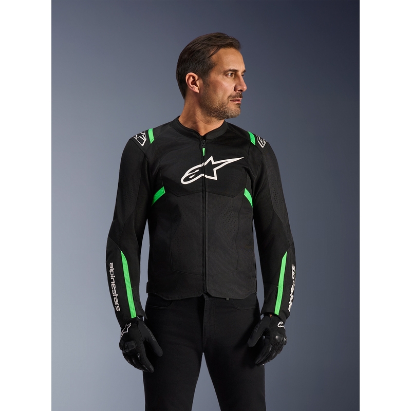 Alpinestars T-SPS Air V2 mootorratta jope must-fluoroheline