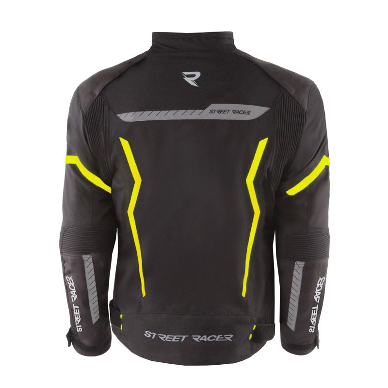 Street Racer Flex Air must-fluo kollane mootorratta jope - II. kvaliteet