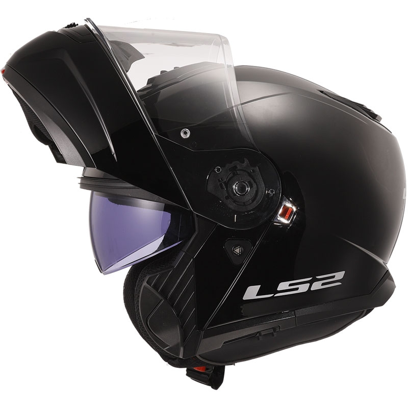 Avatav kiiver LS2 FF908 Strobe II läikiv must 2 - II kvaliteet - II. kvaliteet