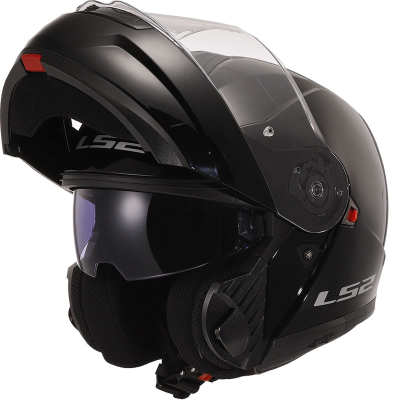 Avatav kiiver LS2 FF908 Strobe II läikiv must 2 - II kvaliteet - II. kvaliteet