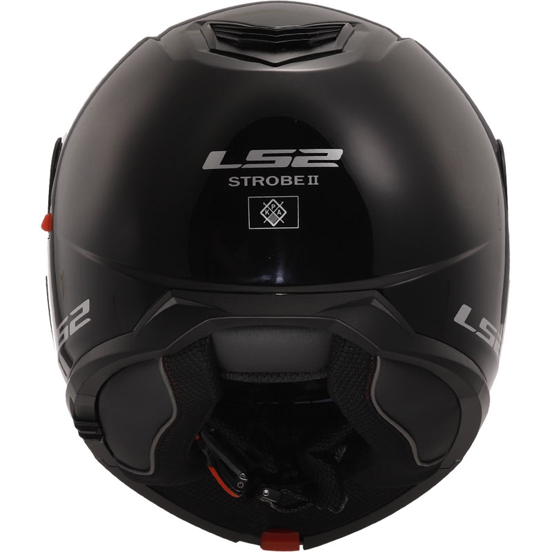 Avatav kiiver LS2 FF908 Strobe II läikiv must 2 - II kvaliteet - II. kvaliteet