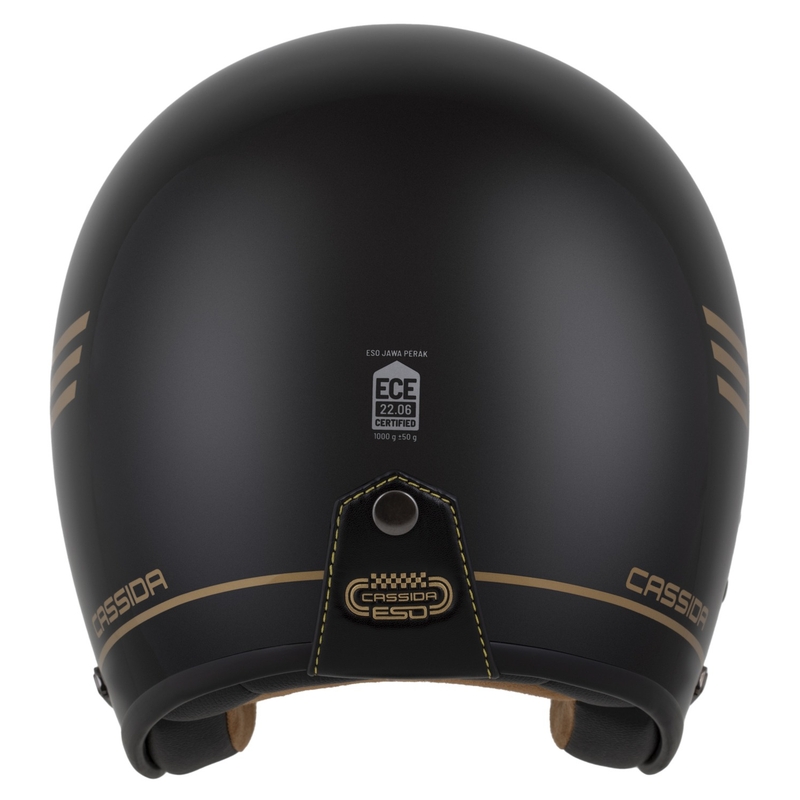 Cassida Eso Jawa Pérák avatud kiiver must pärlkuldne - II kvaliteet - II. kvaliteet