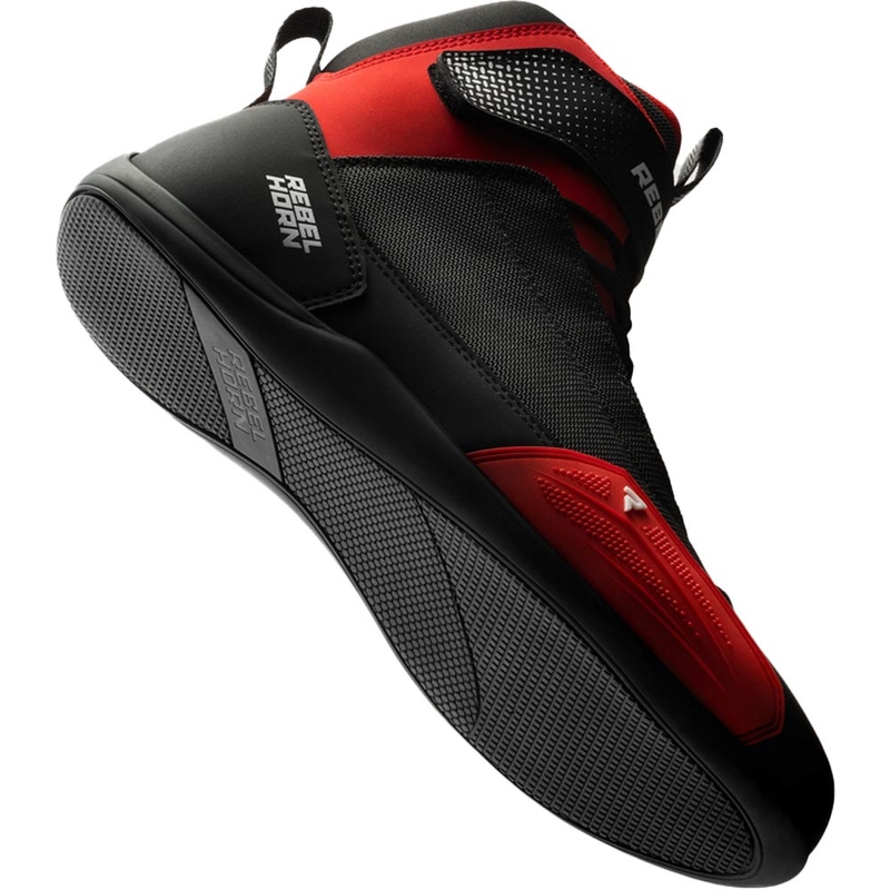 Rebelhorn Swift mootorrattasaapad must-punased - II kvaliteet - II. kvaliteet