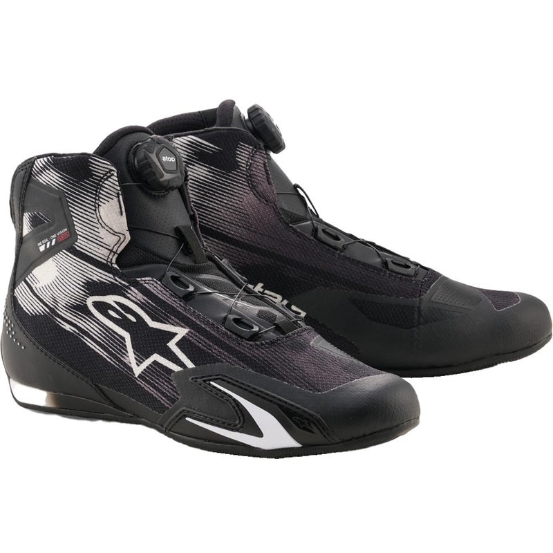 Alpinestars Celer ventileeritud mootorratta saapad must-valged
