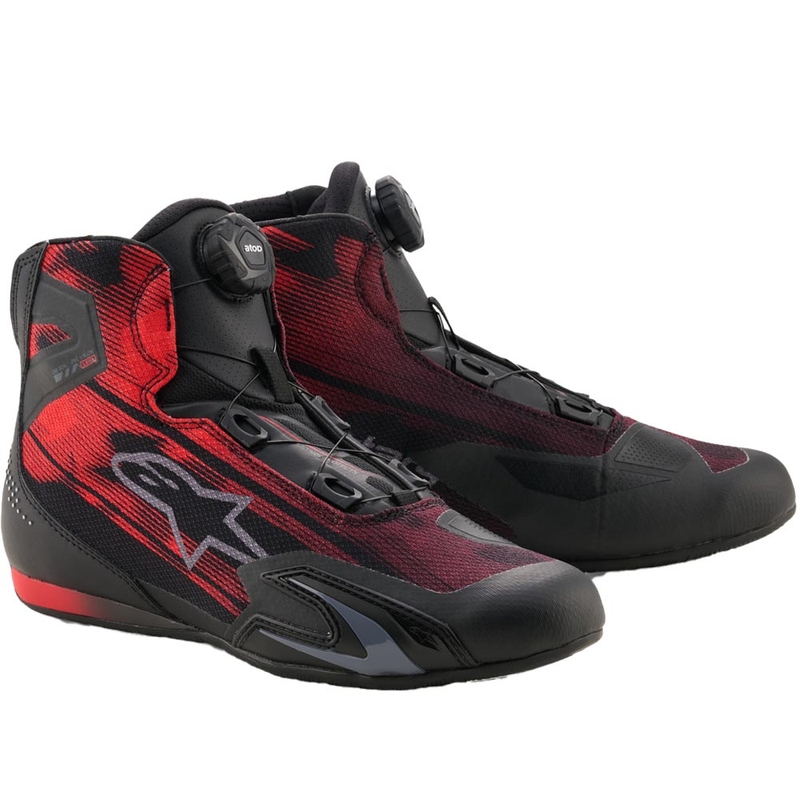 Alpinestars Celer ventileeritud mootorratta saapad must-punane
