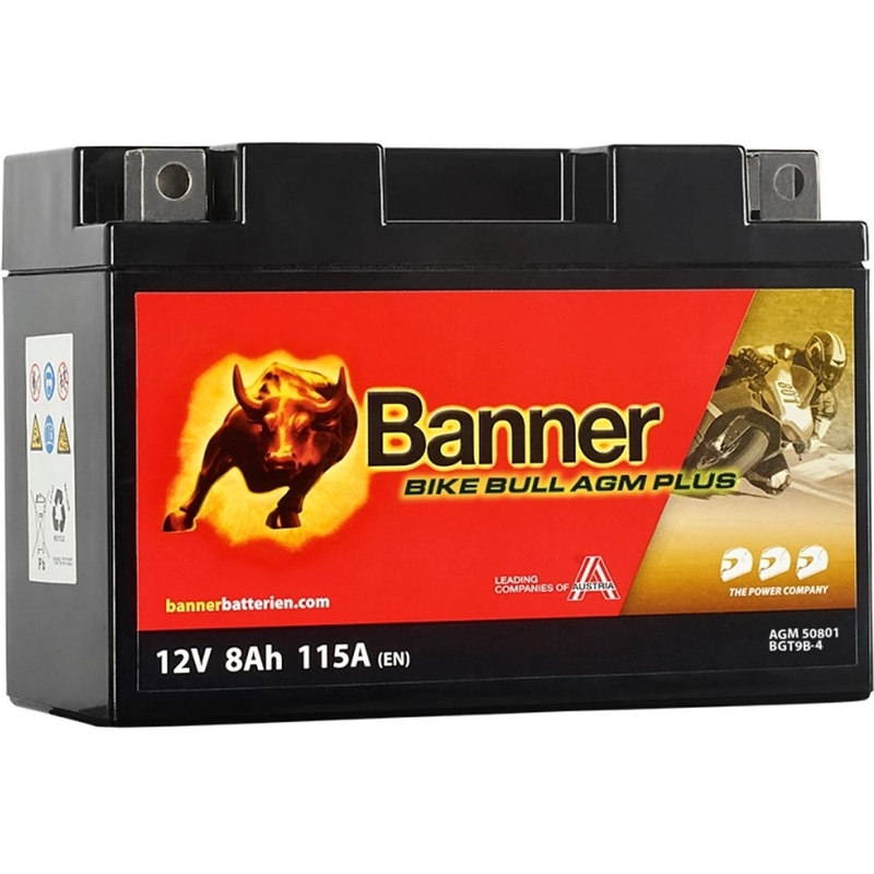 AGM aku Banner Bike Bull AGM PLUS AGM PLUS 508 01 / BGT9B-4 - GT9B-4
