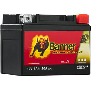 AGM aku Banner Bike Bull AGM PLUS AGM PLUS 503 14 / BGTX4-3 - GTX4-3