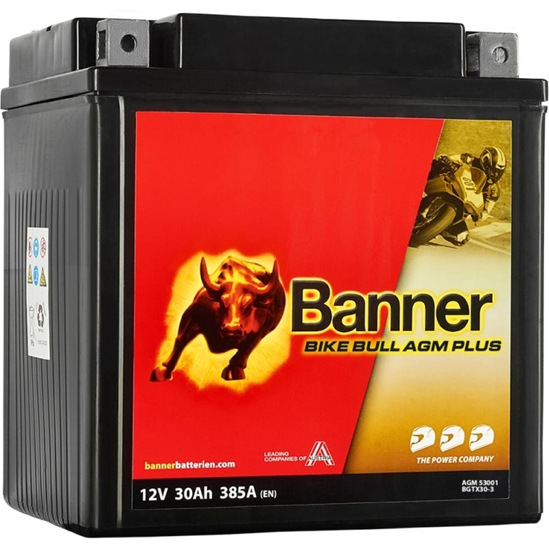 AGM aku Banner Bike Bull AGM PLUS AGM PLUS 530 01 / BGTX30-3 - GTX30-3