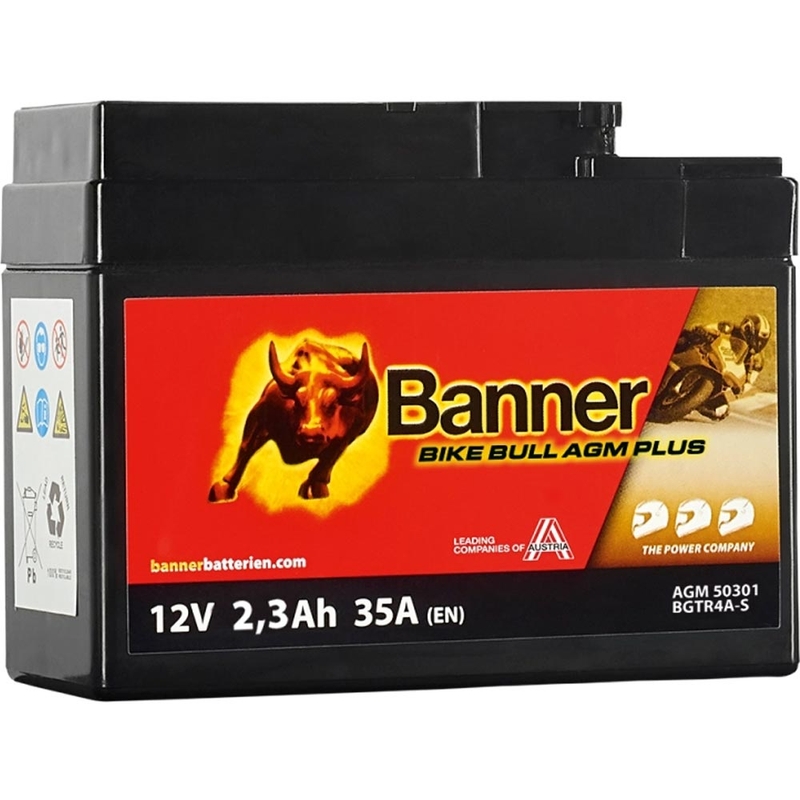 AGM aku Banner Bike Bull AGM PLUS AGM PLUS 503 01 / BGTR4A-S - GTR4A-S