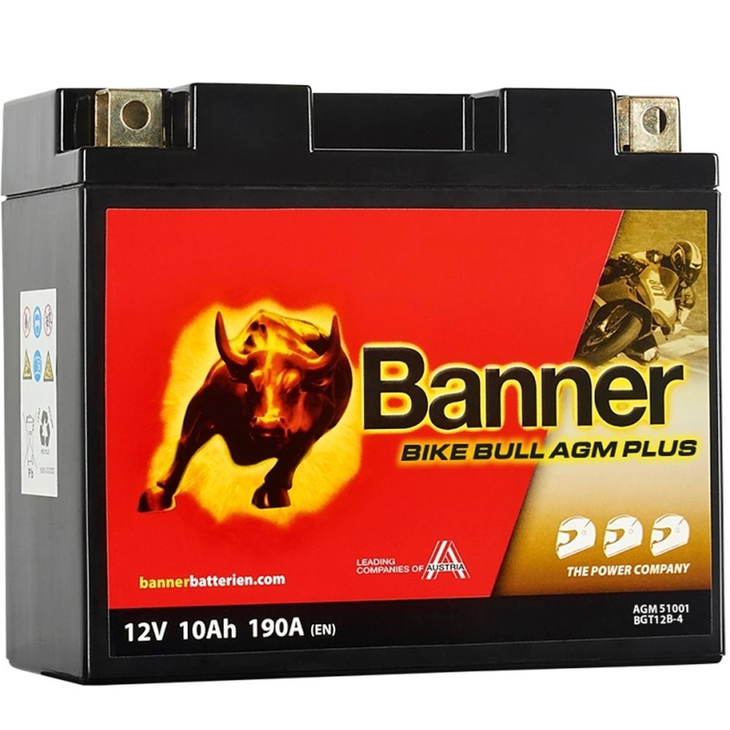 AGM aku Banner Bike Bull AGM PLUS AGM PLUS 510 01 / BGT12B-4 - GT12B-4