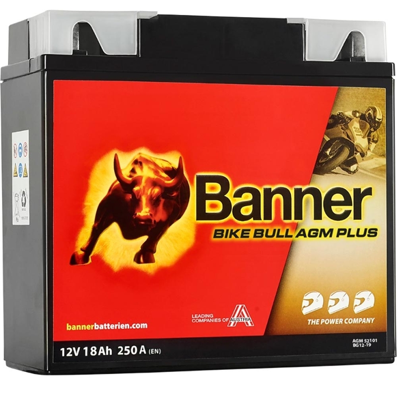 AGM aku Banner Bike Bull AGM PLUS AGM PLUS 521 01 / BG12-19 - G12-19