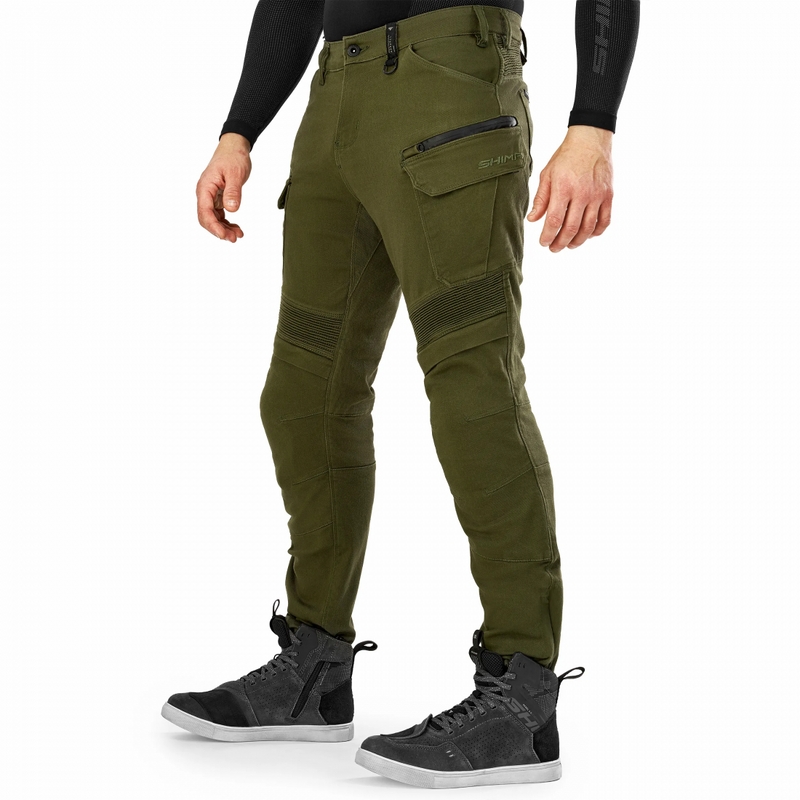 Shima Giro 3.0 pikendatud mootorrattapüksid khaki värvi