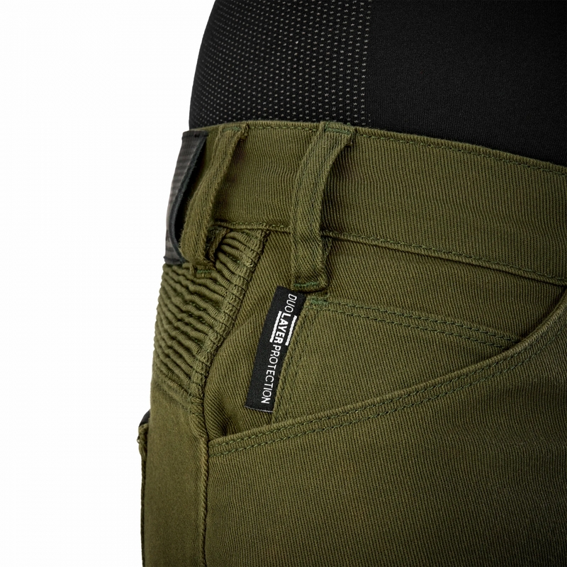 Shima Giro 3.0 pikendatud mootorrattapüksid khaki värvi