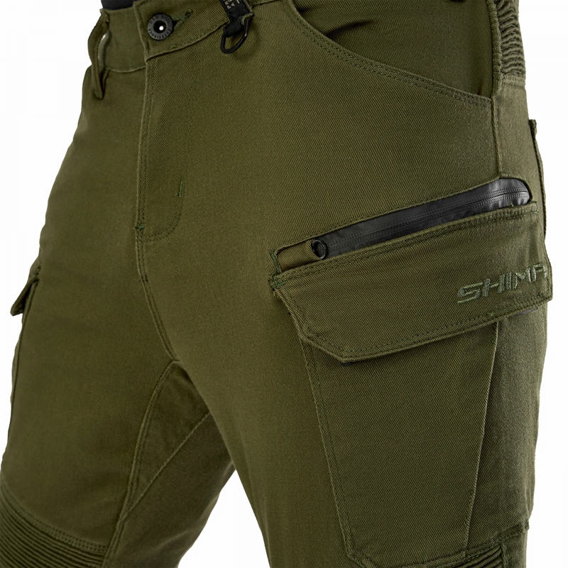 Shima Giro 3.0 pikendatud mootorrattapüksid khaki värvi