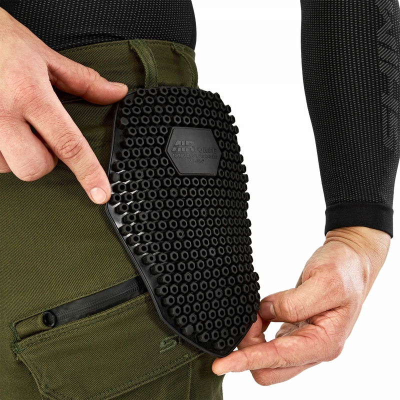 Shima Giro 3.0 pikendatud mootorrattapüksid khaki värvi
