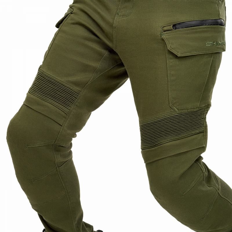 Shima Giro 3.0 pikendatud mootorrattapüksid khaki värvi