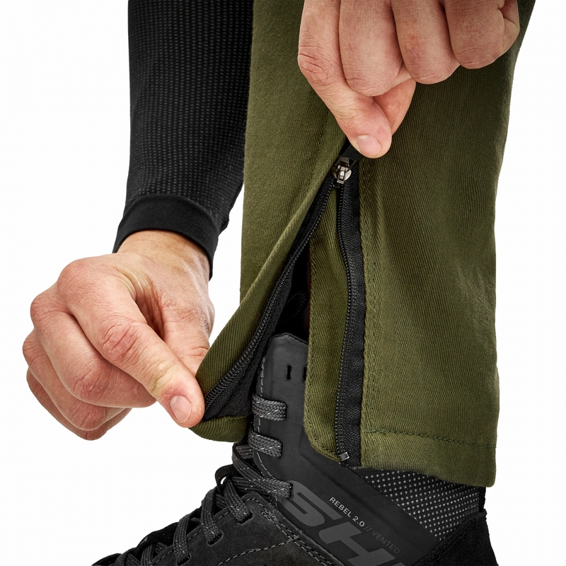 Shima Giro 3.0 pikendatud mootorrattapüksid khaki värvi