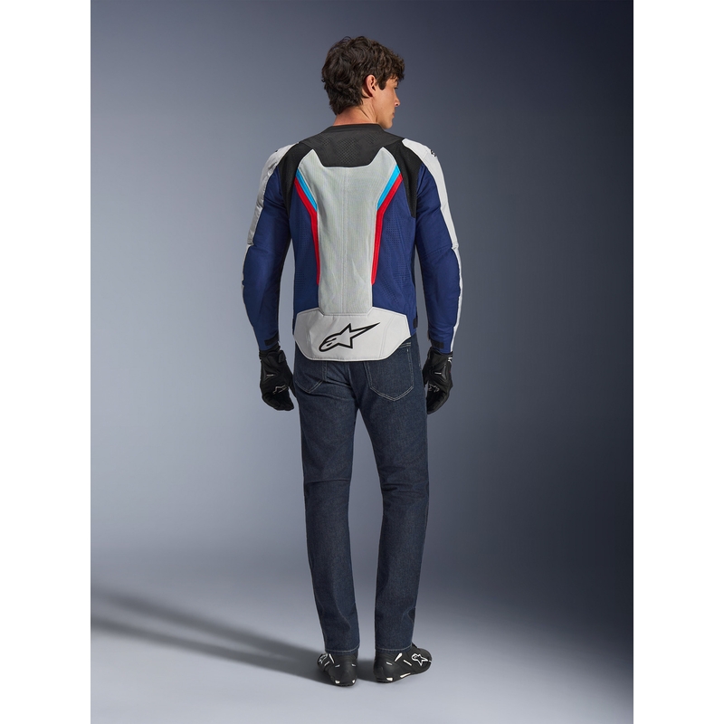 Alpinestars AST V3 Air mootorratta jope valge-sinine-punane-must