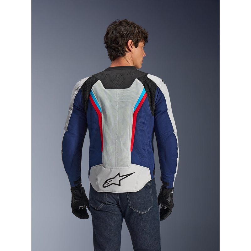 Alpinestars AST V3 Air mootorratta jope valge-sinine-punane-must